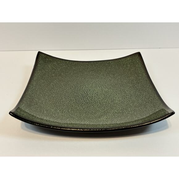 Gibson Gabbay Fusion Wasabi Square Salad Plates Set of 4 Green Stoneware - Picture 10 of 11